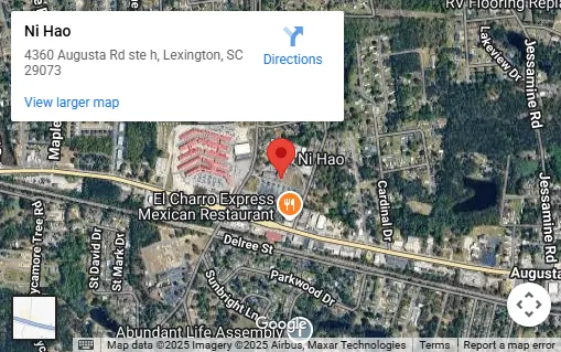 Location：4360 Augusta Rd ste h, Lexington, SC 29073